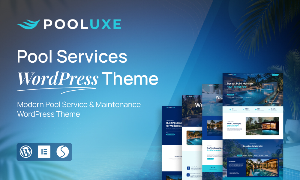 Pooluxe - Pool Services WordPress Theme
