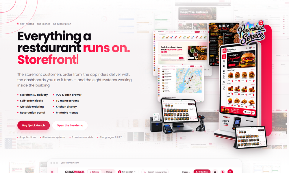 Quickmunch – Food Delivery & POS | SaaS Restaurant Services