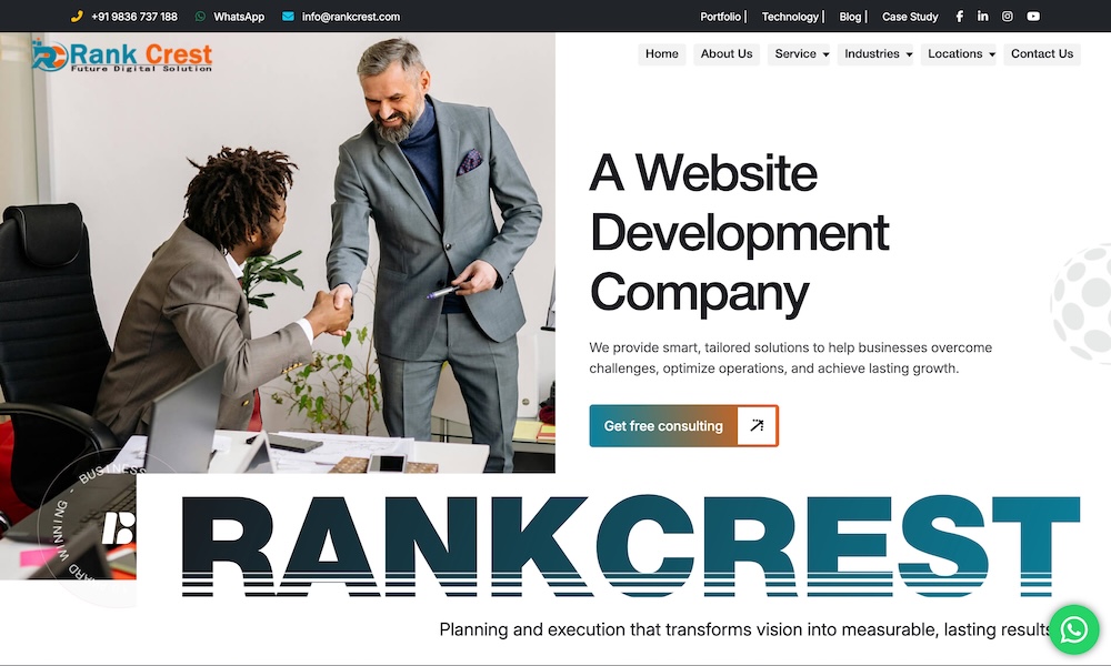 Rank Crest Web