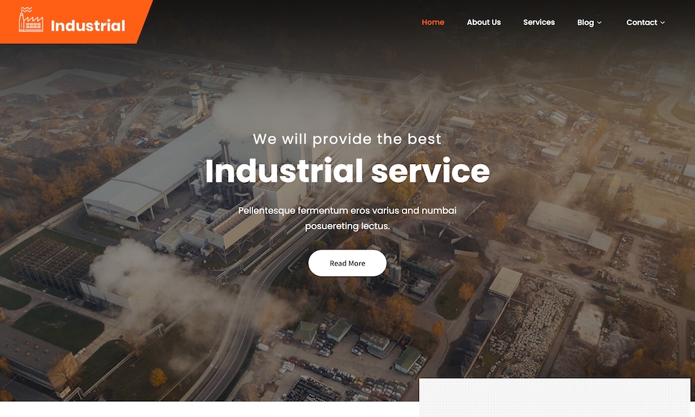 SKT Industrial Lite - Free Industrial WordPress Theme