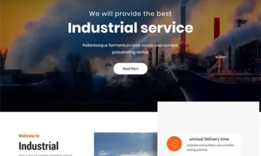 SKT Industrial Lite - Free Industrial WordPress Theme