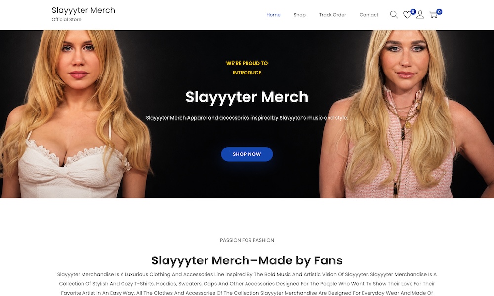 Slayyyter Merch