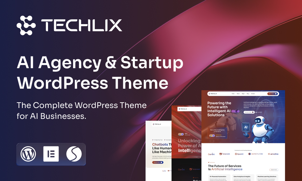 Techlix - AI Technology WordPress Theme