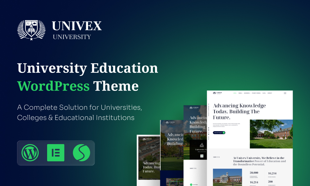 Univex - Universtiy Education WordPress Theme
