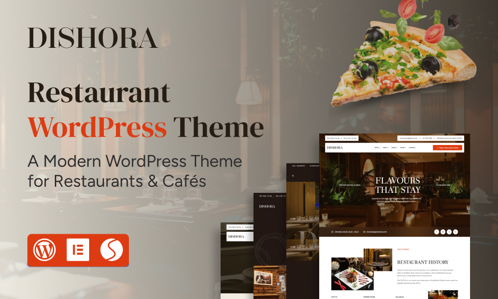 Dishora - Restaurant WordPress Theme