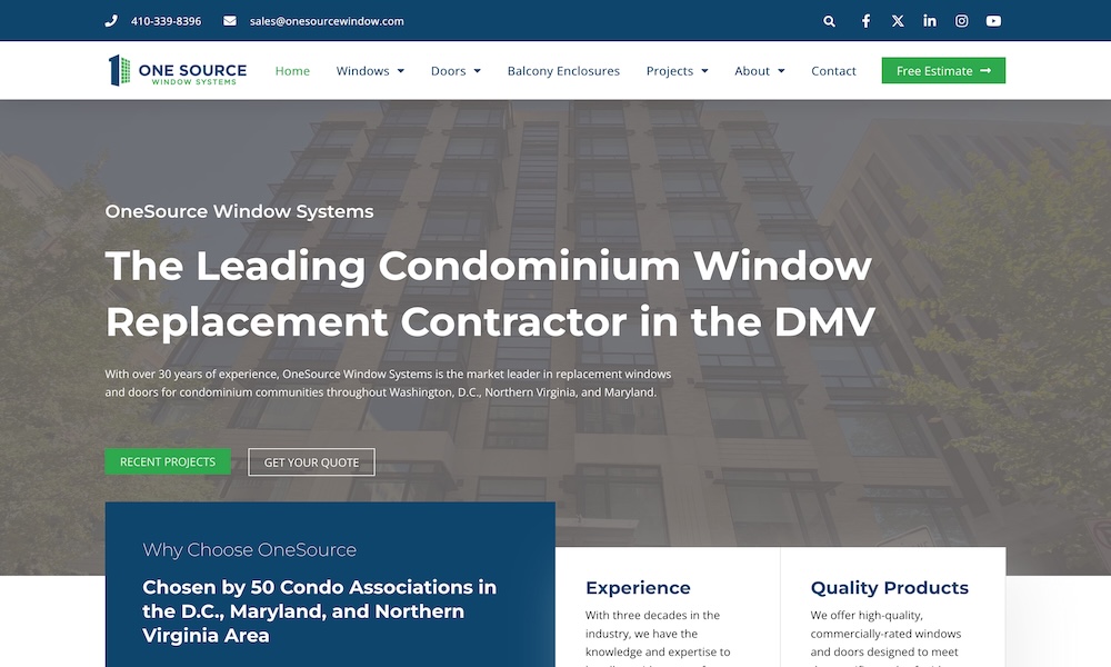 One Source Window Systems