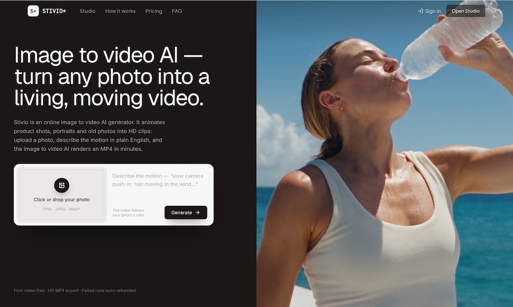 Stivio - Image to Video AI Generator