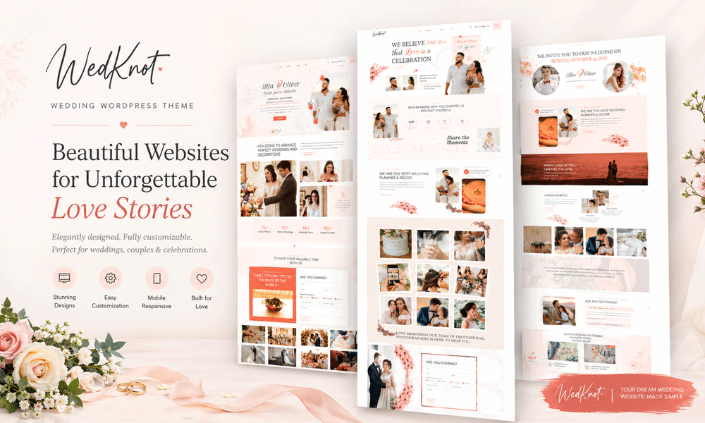 WedKnot – Wedding WordPress Theme