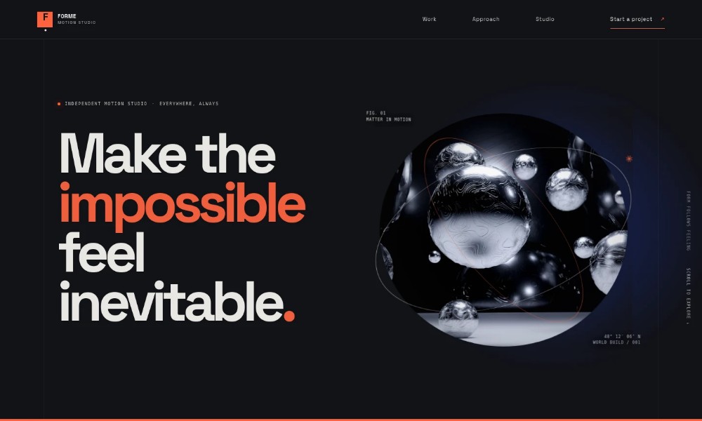 3D Animation Website Template