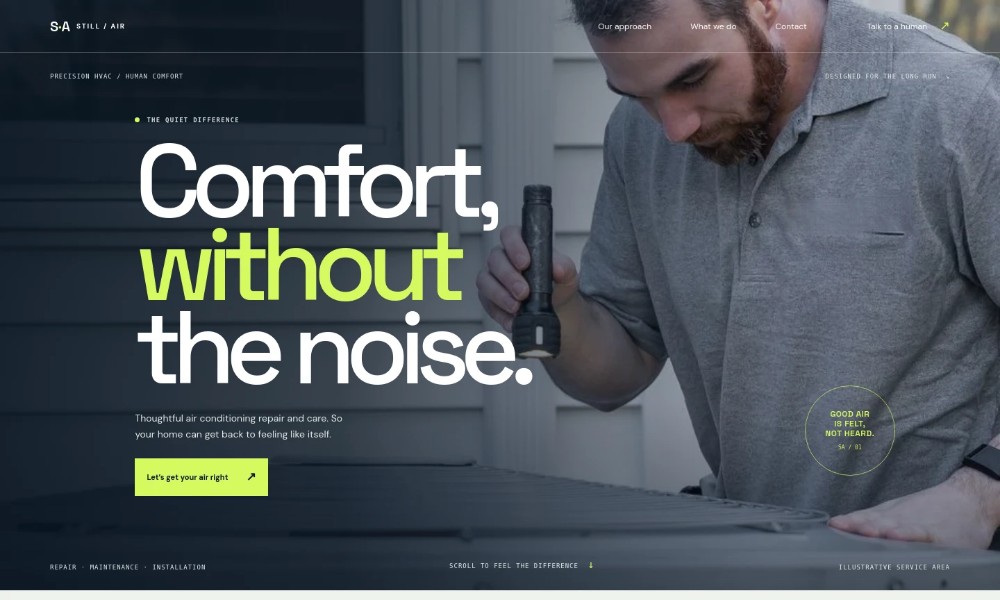 AC Repair Website Template
