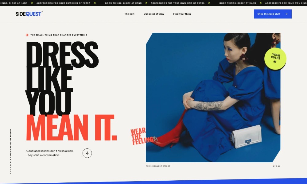 Accessory Store Website Template