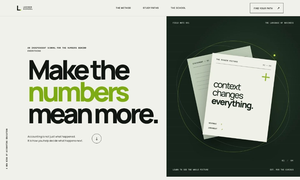 Accounting School Website Template