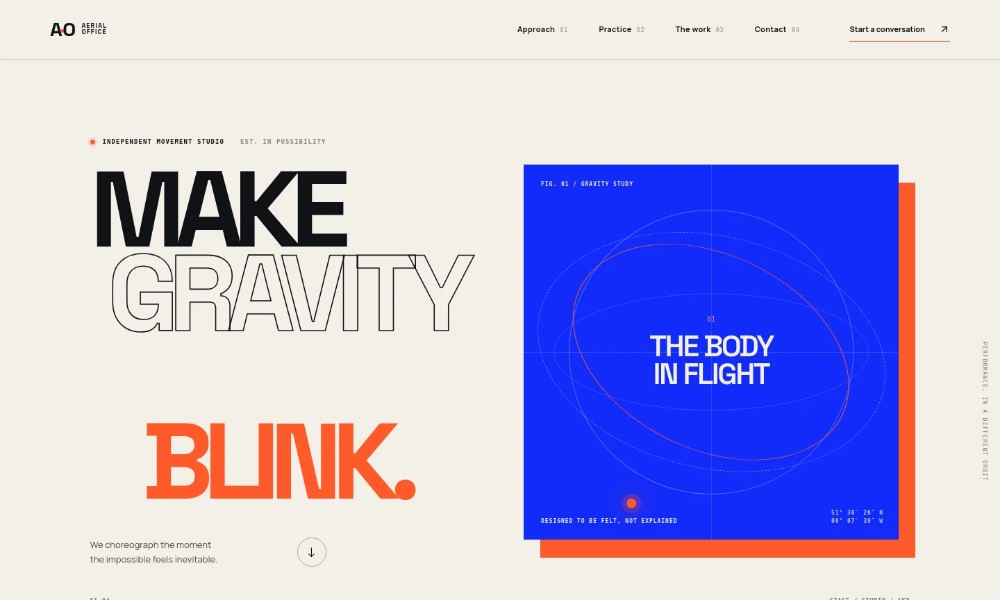Acrobat Website Template