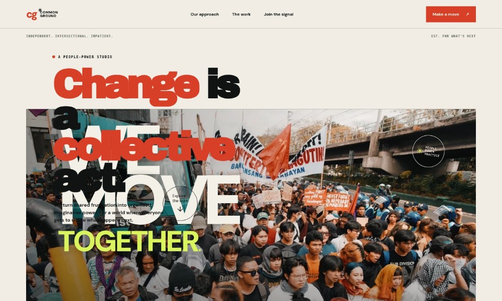 Activist Website Template