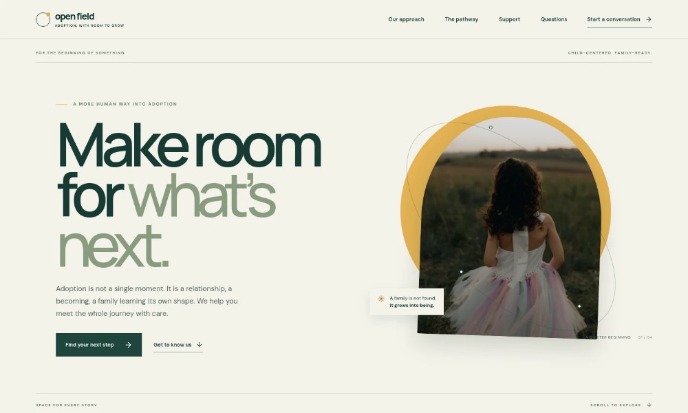 Adoption Agency Website Template