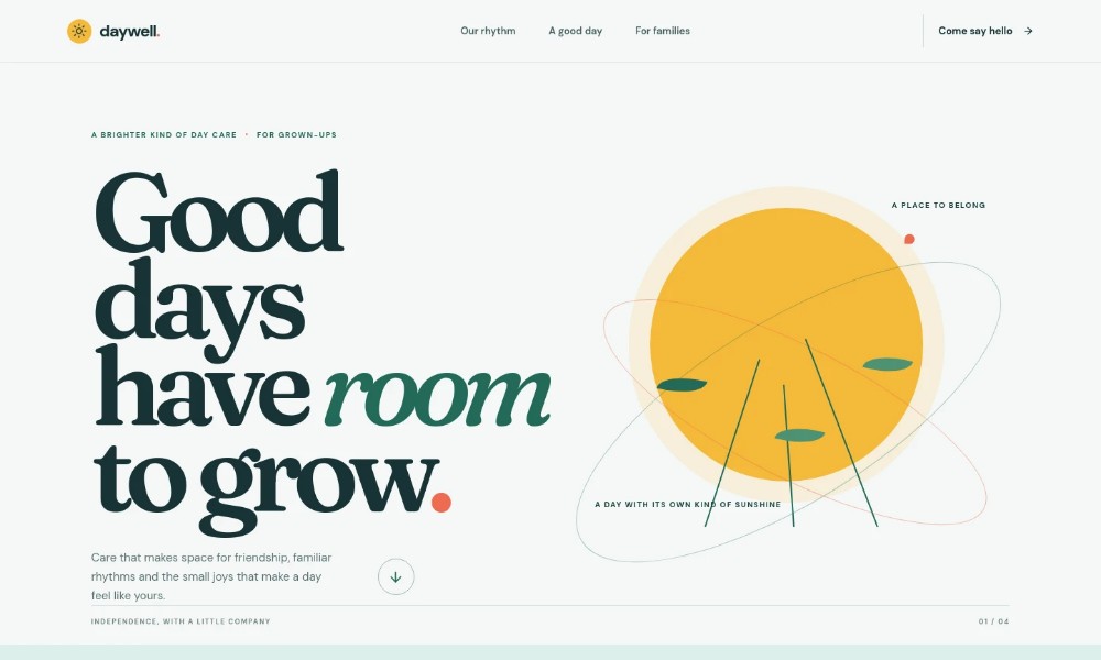 Adult Day Care Center Website Template