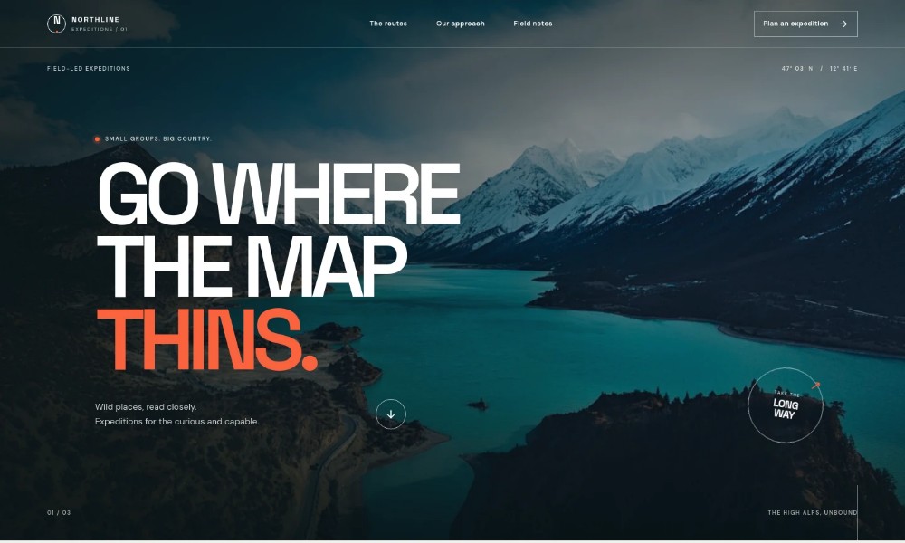 Adventure Tours Website Template