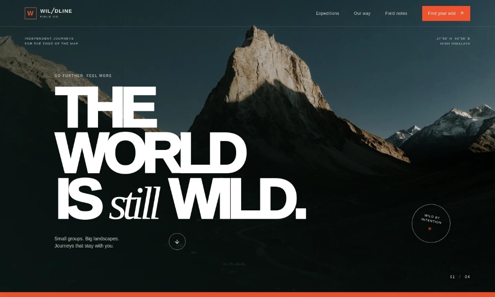 Adventure Travel Website Template