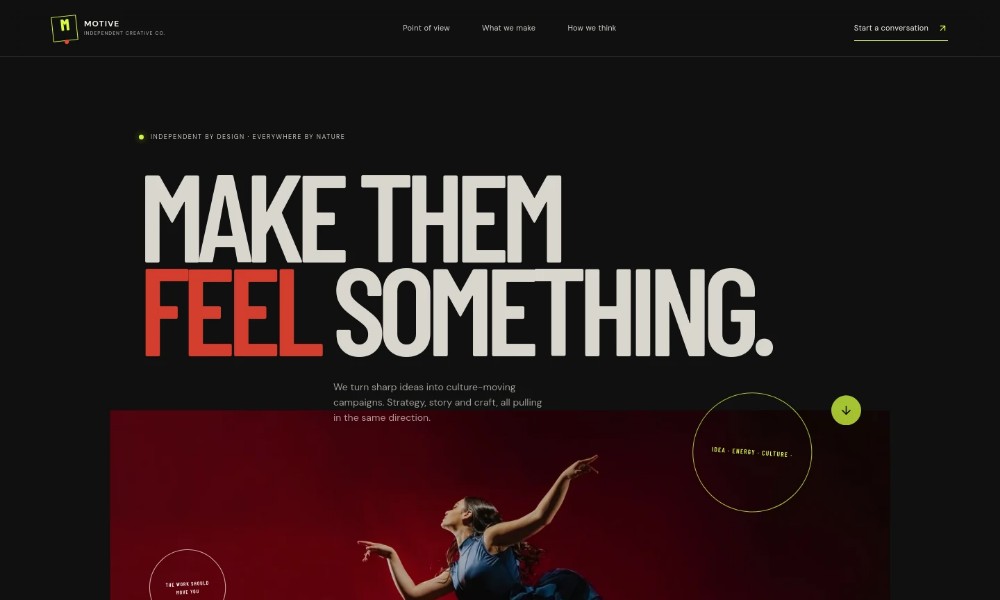 Advertising Website Template