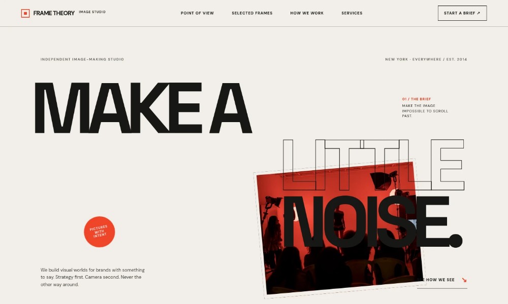 Agency Photography Website Template