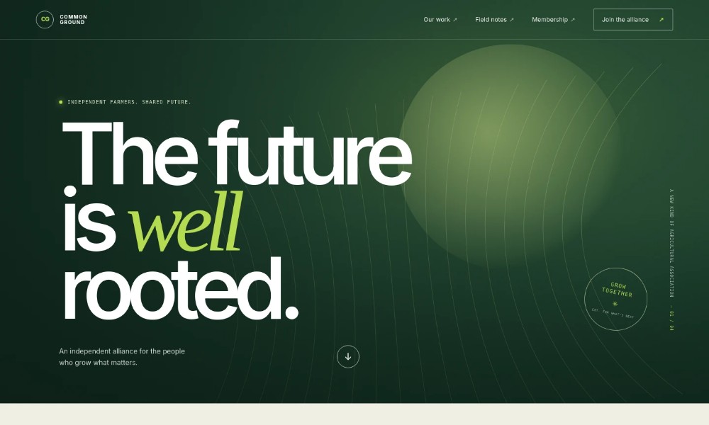 Agricultural Association Website Template