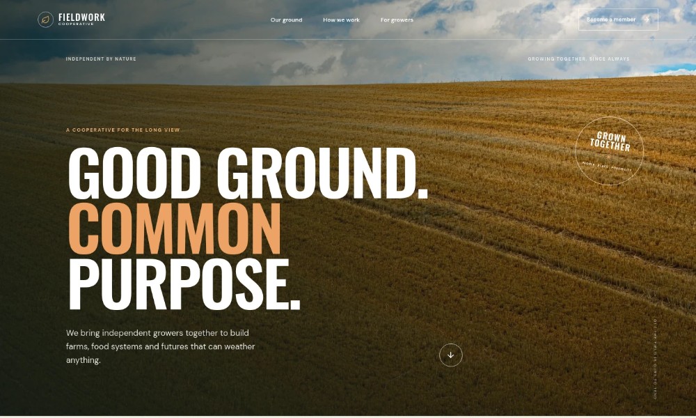 Agricultural Cooperative Website Template