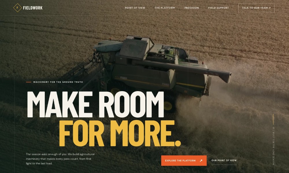 Agricultural Machinery Website Template