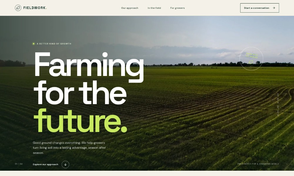 Agriculture Website Template