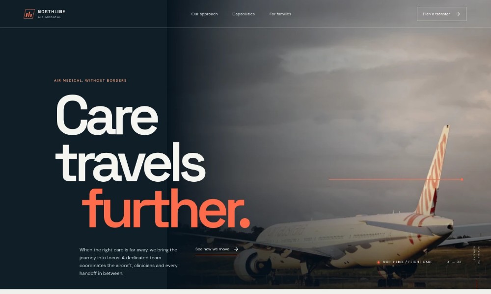 Air Ambulance Service Website Template