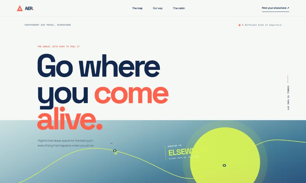 Air Travel Website Template