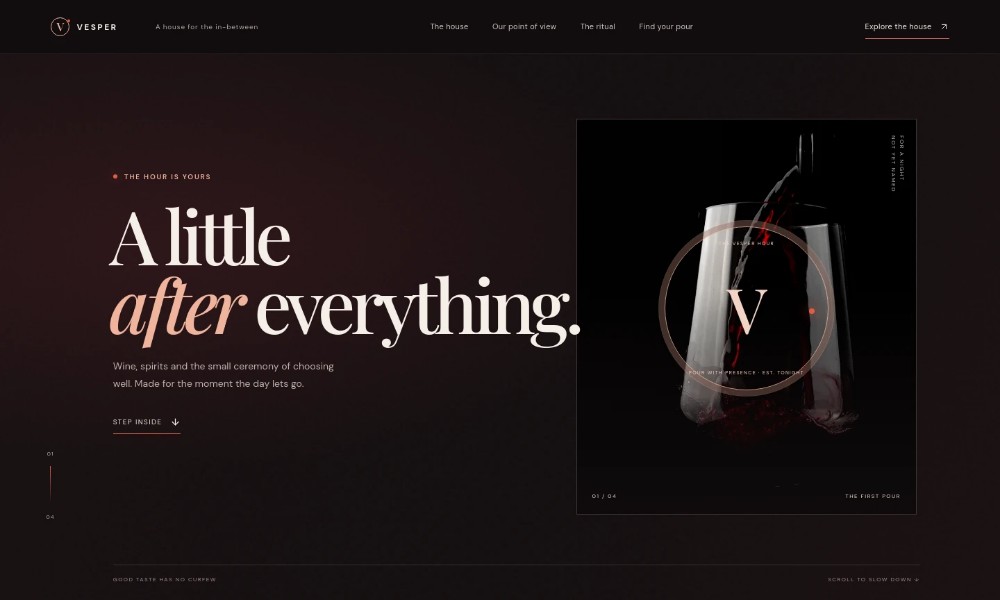 Alcohol Website Template