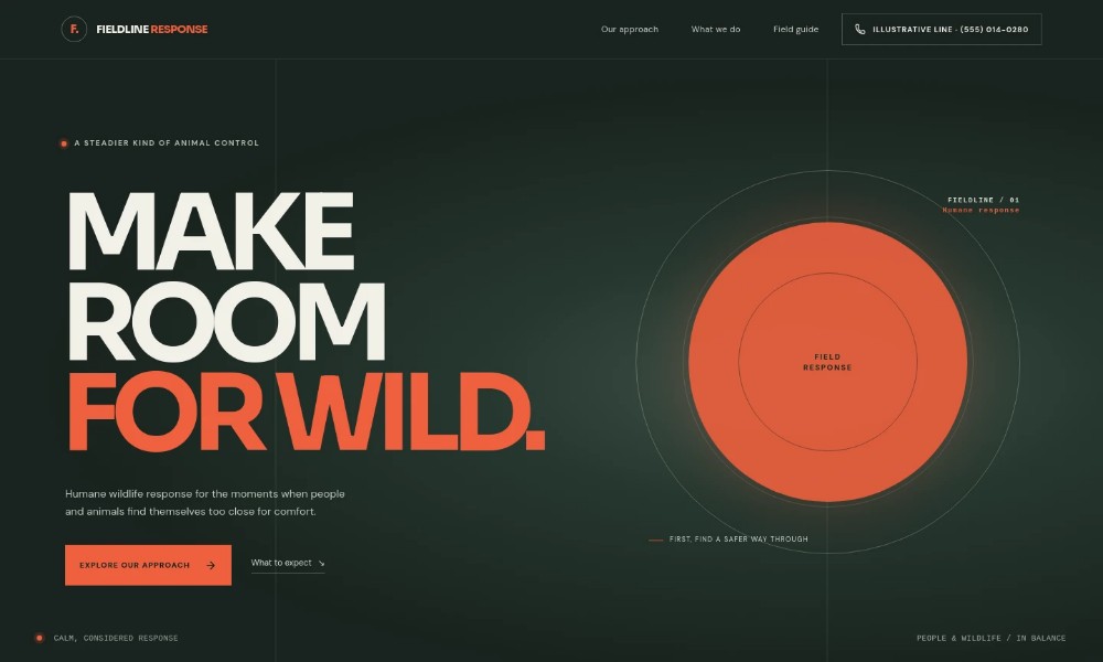 Animal Control Service Website Template