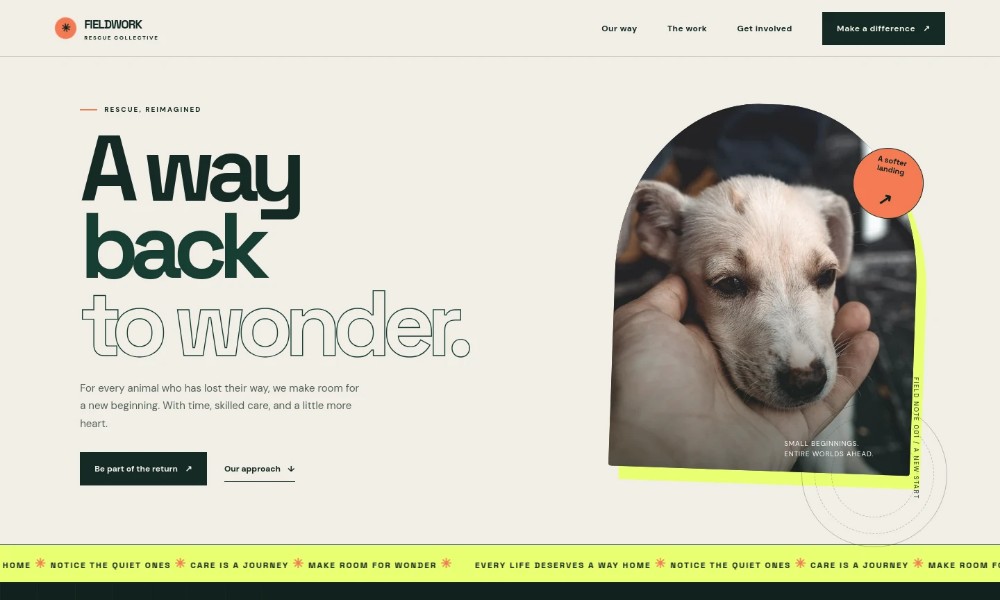 Animal Rescue Website Template