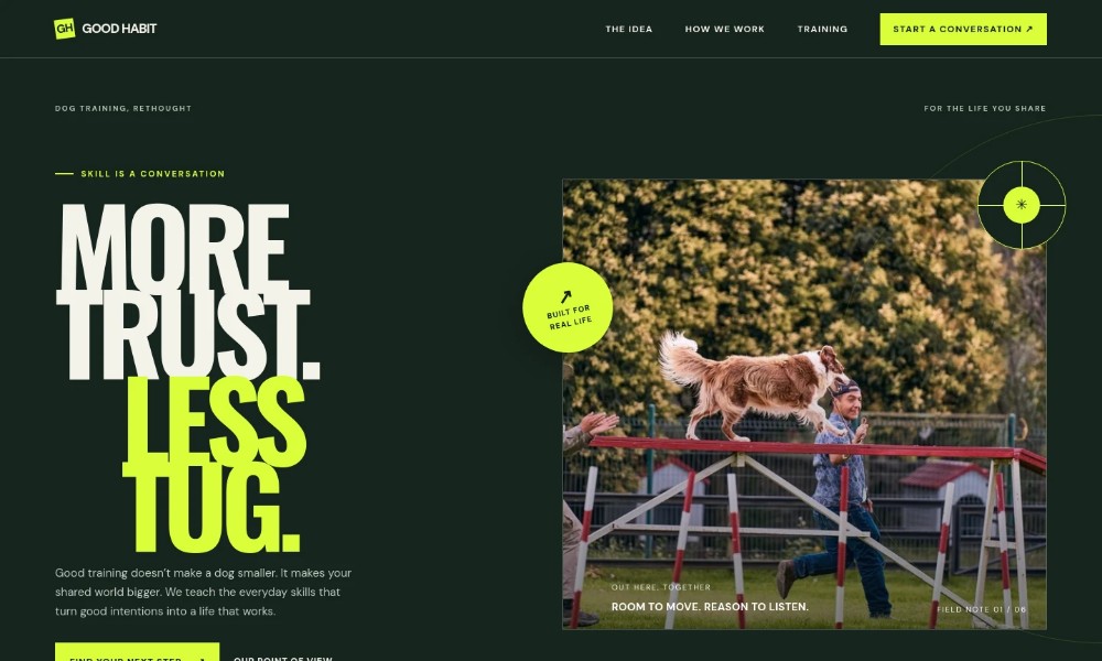 Animal Trainer Website Template