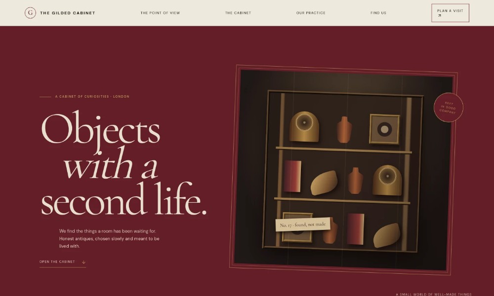 Antique Store Website Template