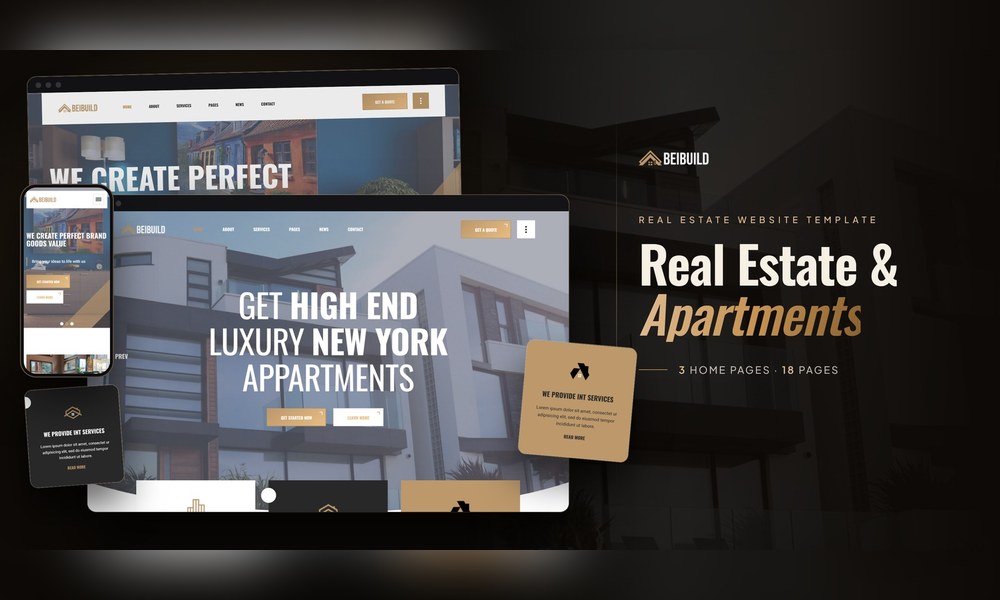 Beibuild — Property Agency React JS Website Template