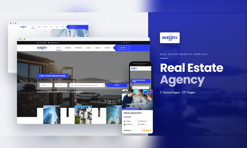 Bestate — Property Agency React JS Website Template