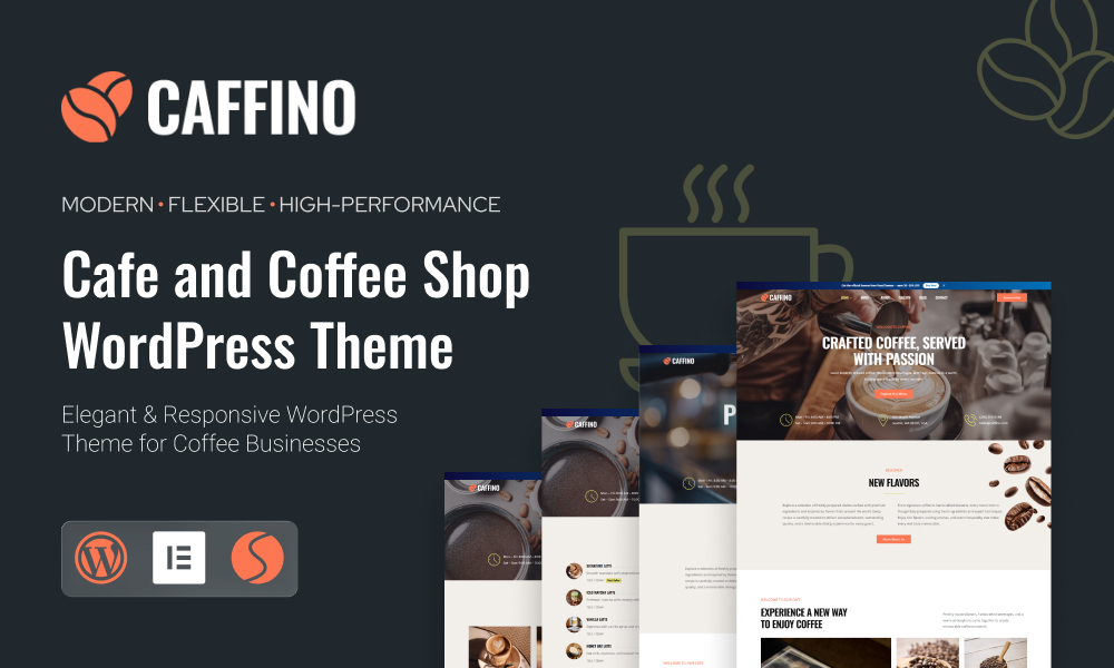 Caffino - Cafe & Coffee Shop WordPress Theme