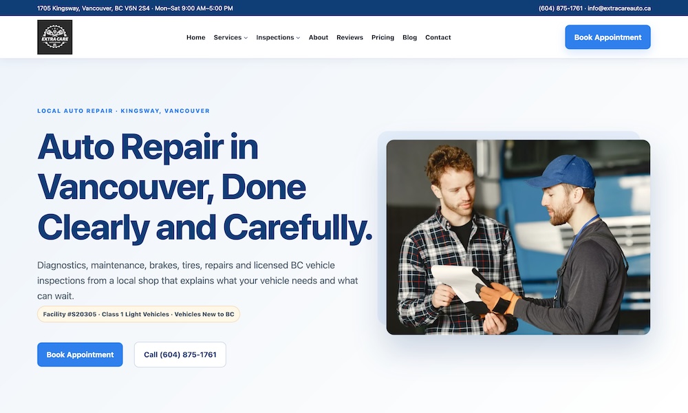 Extra Care Auto Repairs Ltd.