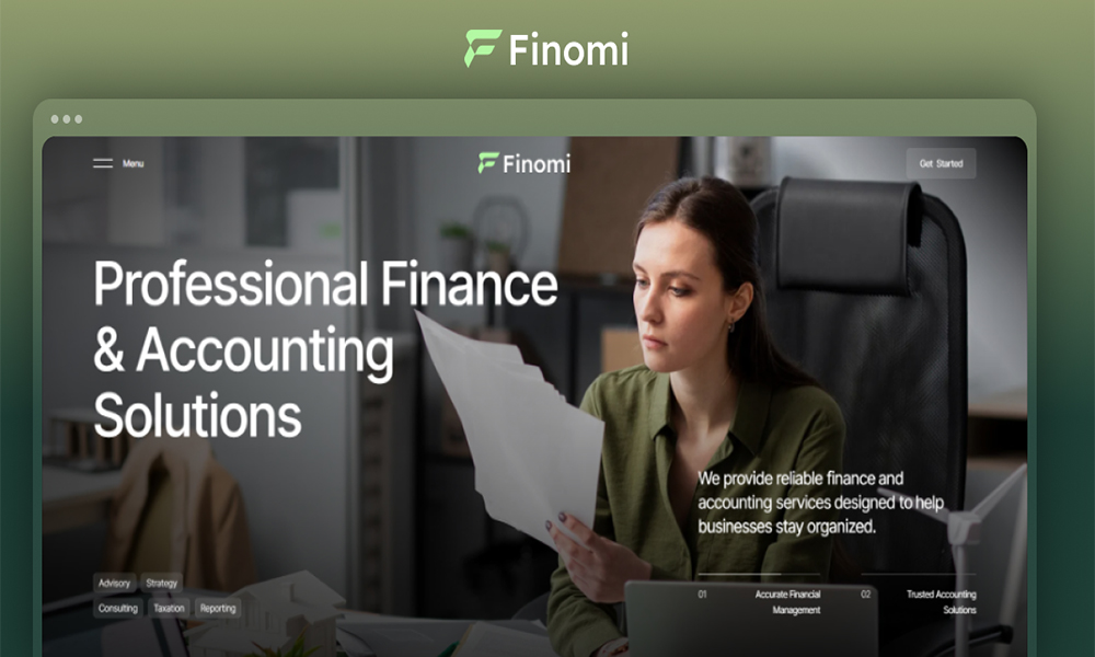Finomi Webflow Template