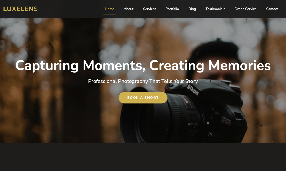 Modern Photography and Studio HTML Template