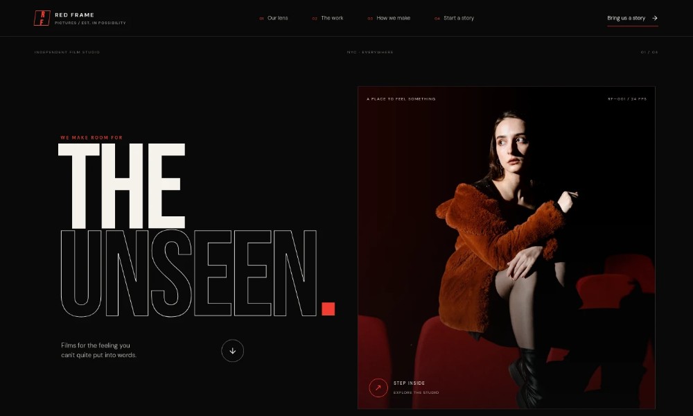 Movie Studio Website Template