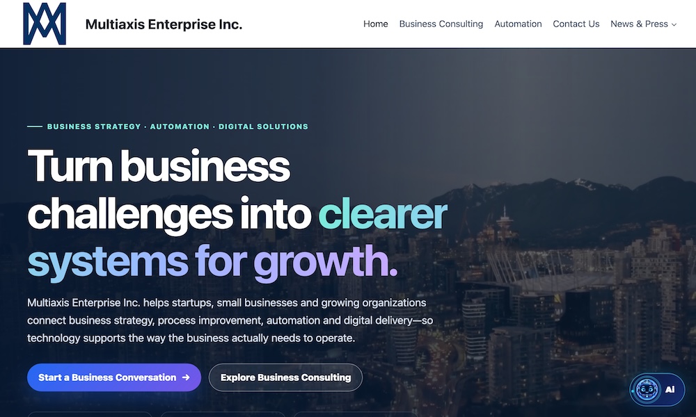 Multiaxis Enterprise Inc.