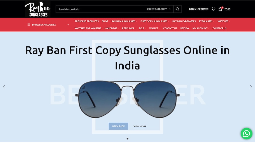 Ray Ban First Sunglasses