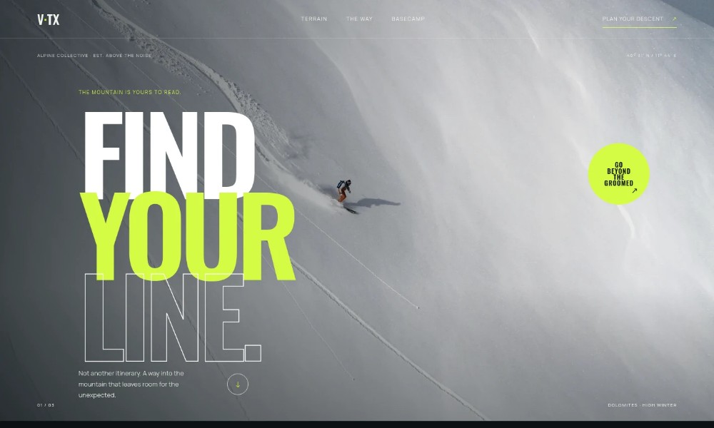 Ski Website Template