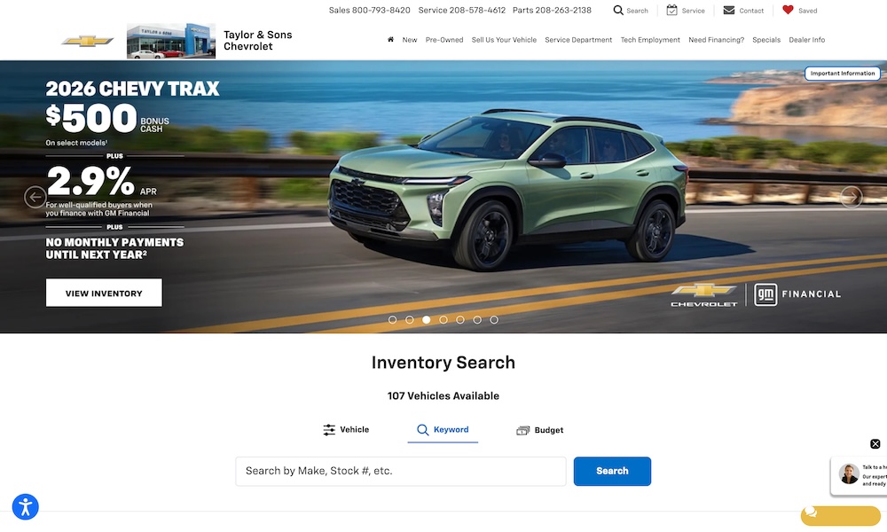 Taylor & Sons Chevrolet