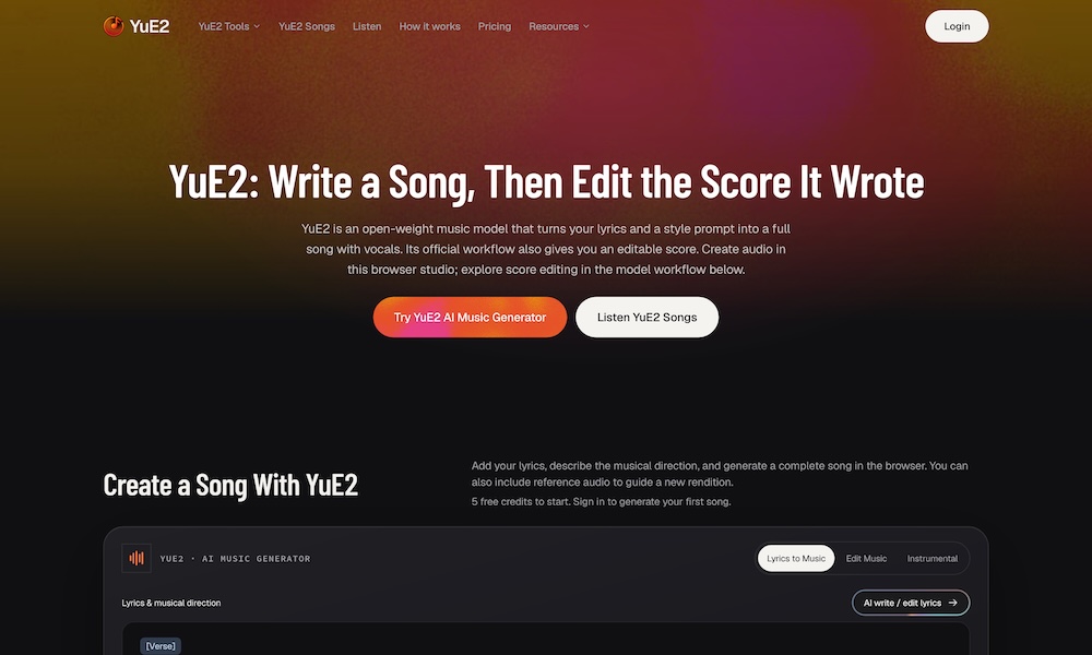 YuE2 AI Music Generator